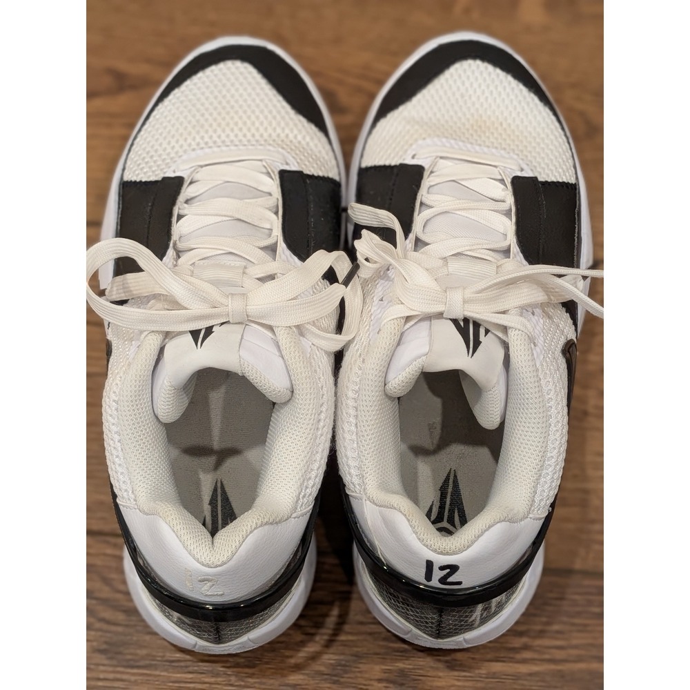 Nike Ja 1 Scratch White Black Basketball Shoes DR8785-100 Mens Sneaker